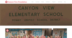 Desktop Screenshot of canyonviewfoundation.org